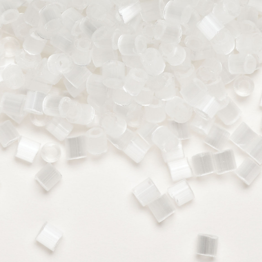 5/$20 Silky Dyna-Mites Glass Seed Bead #6 Cut Off Round 5048SB 5" Tube